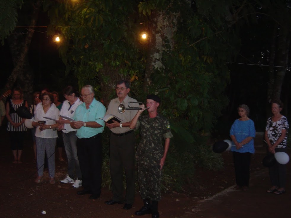 Soldado Rafael Augusto Schmidt - Pastor Erni, Ministro Milton e dirigente Eliane