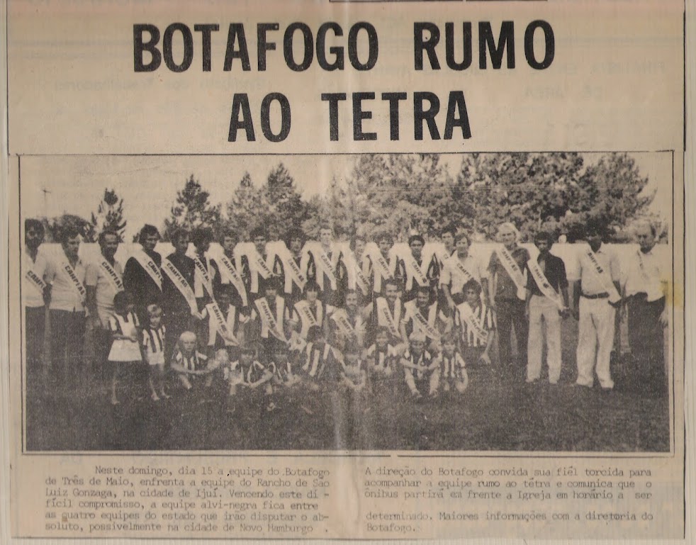 Botafogo rumo ao tetra