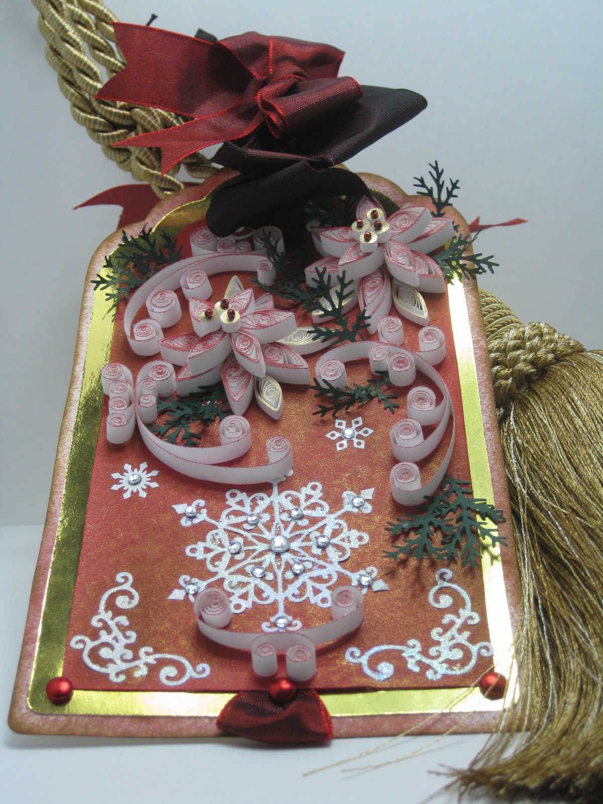 Appel Quilling Garden Quilled Tassel Tag