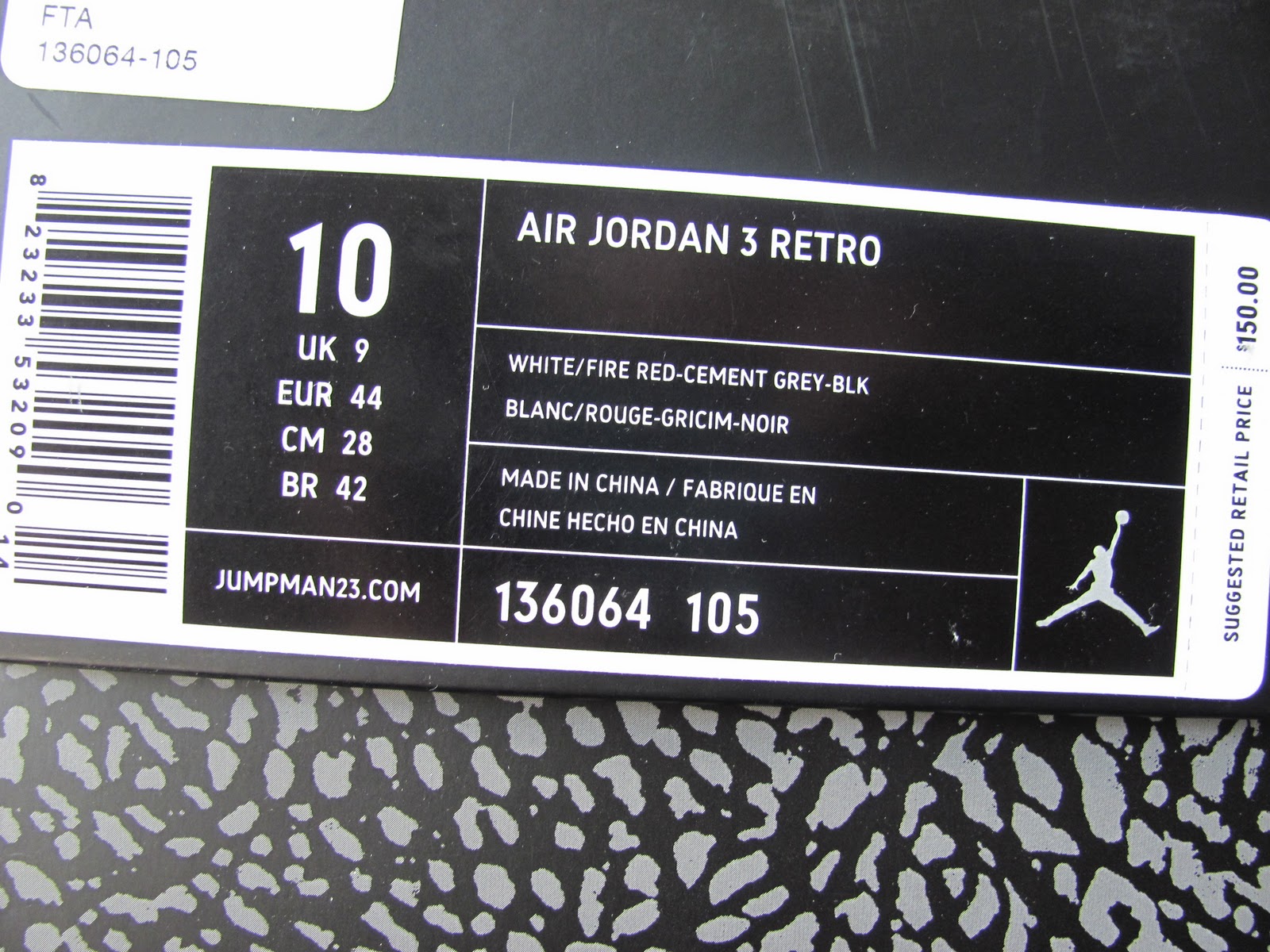 Confessions, Rants, Raves & Random Thoughts: Air Jordan 3 Retro