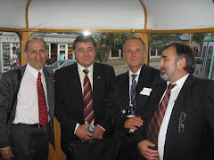 Prietenii de la Chisinau: V. Dulgheru, V. Dorogan, V. Podborschi, I. Manole (de la stg. spre dr.)