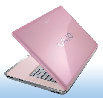 Pink Laptop: Sony VAIO CR Series