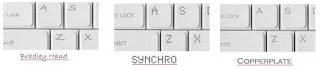Sony VAIO Graphic Splash Expression Collection, keyboard font
