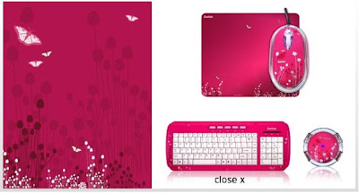 Saitek Pink Laptop Peripherals