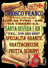 CHIOSCO FRANCO - di Fusco Anna Maria - LUNG.RE PYRGI, ANG. VIA TIRRENO S.S. SANTA SEVERA ( rm )