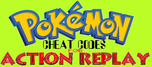 ACTION  REPLAY  CODES  FOR  POKEMON