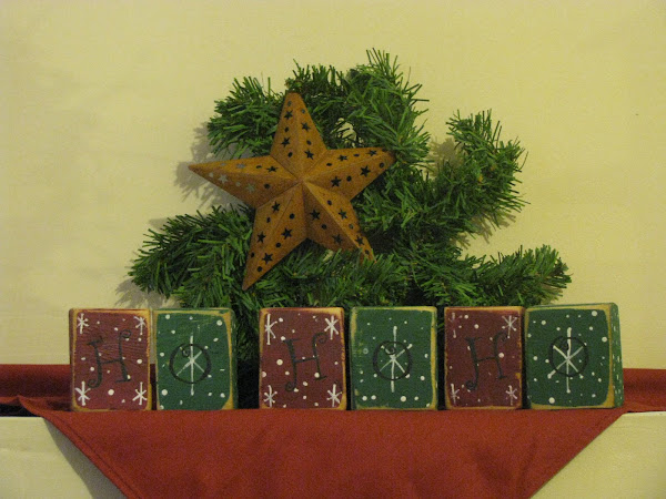 Ho Ho Ho Blocks $10.00