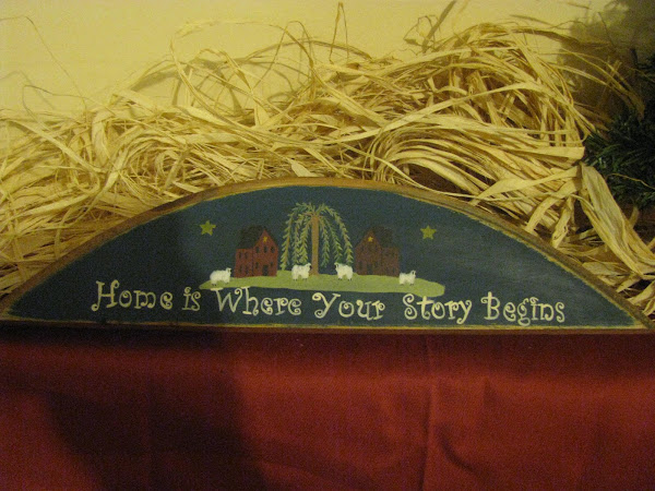 Home is Where Your Story Begins sign $15.00