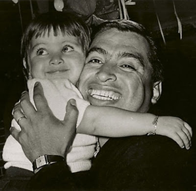 Hugo Diaz junto a su hija Mavi