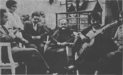 Rosita Quiroga con su familia en 1934
