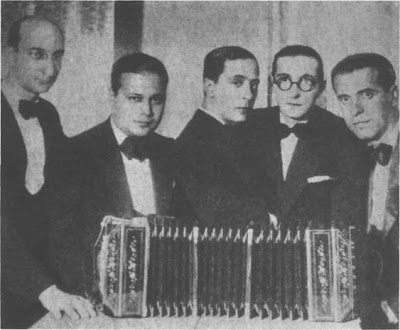 Sebastián Piana,  Ciríaco Ortiz, Pedro Maffia, Carlos  Marcucci y Pedro Laurenz   