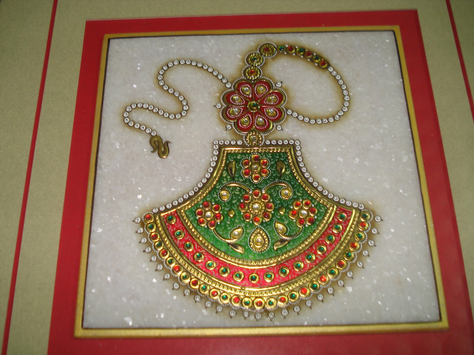 Rose n Wrap Jewellery Painting