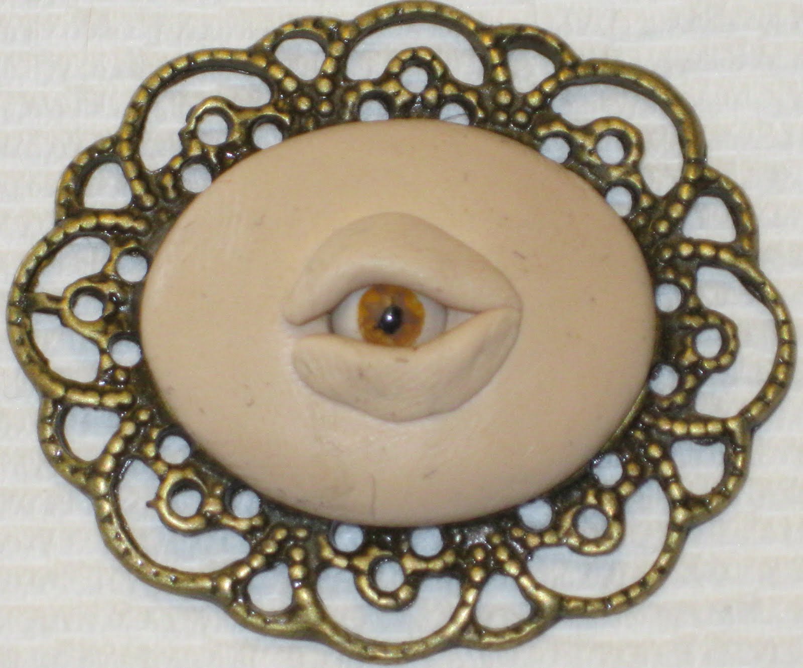 ...Make It With Me Polymer Clay Eye Test Piece