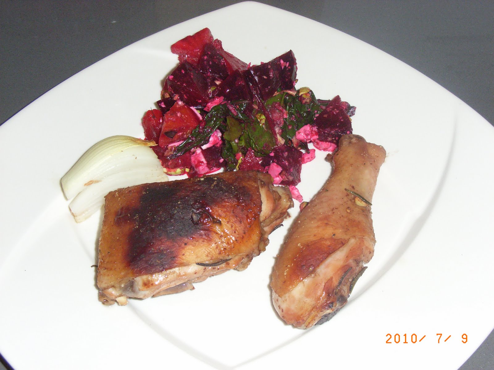 Quest of Au Gourmand Roasted Chicken with Balsamic Vinegar; Home