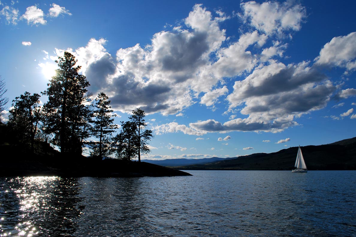 outside of the bubble Boating to Wild Horse Island