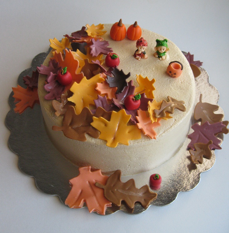 Finger Licking Food Autumn themed cake for a contest