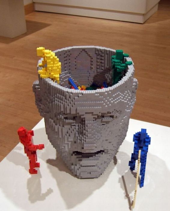 Creative lego Sculptures 50 Pics Curious, Funny Photos / Pictures