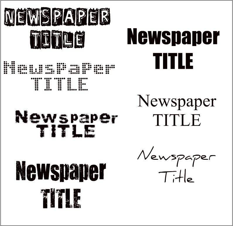 A2 Media Studies Focus Group Fonts & Title
