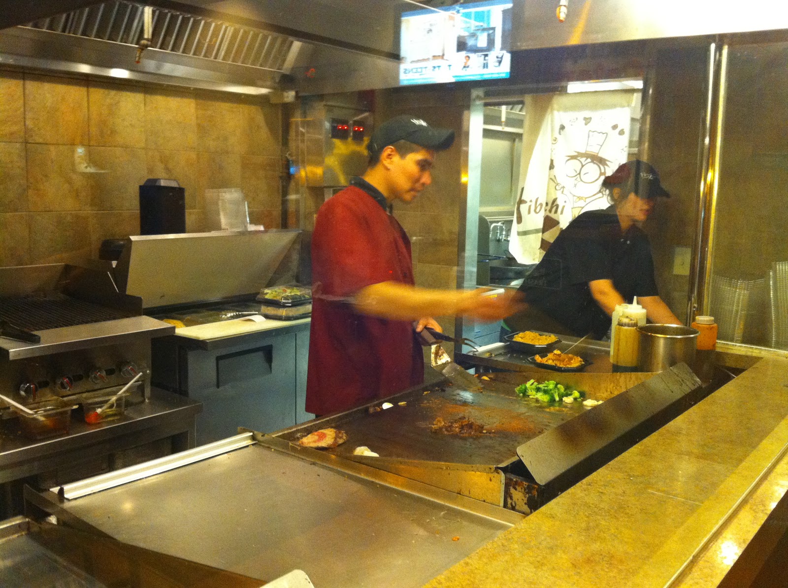 Eats, Shoots, and Leaves...then Blogs Hibachi Xpress the tastes of a hibachi steakhouse