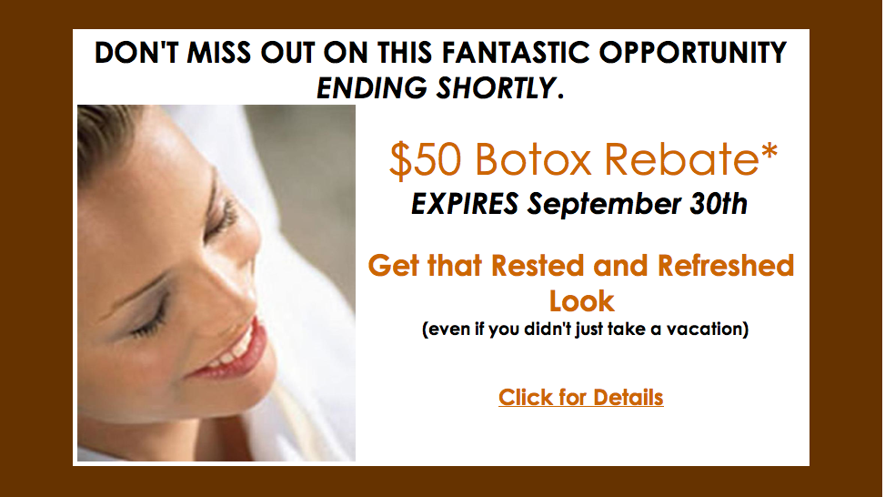 50 Botox Rebate