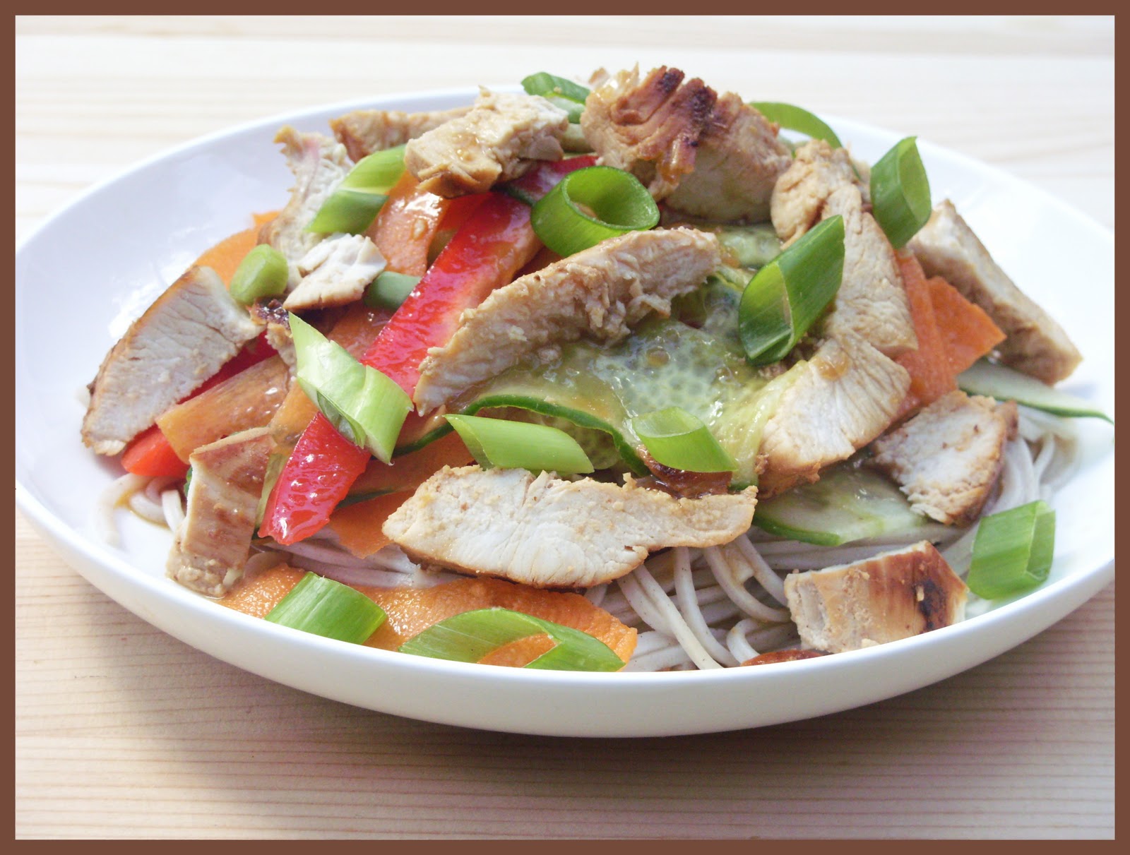 These Tastes of Mine Teriyaki Chicken and Soba Noodle Salad