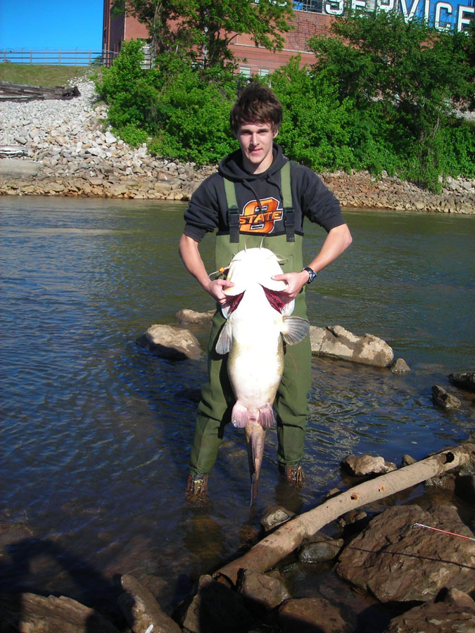 Tulsa Striper Fishing Big Flathead