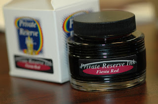 Review : Private Reserve Fiesta Red Fountain Pen Ink