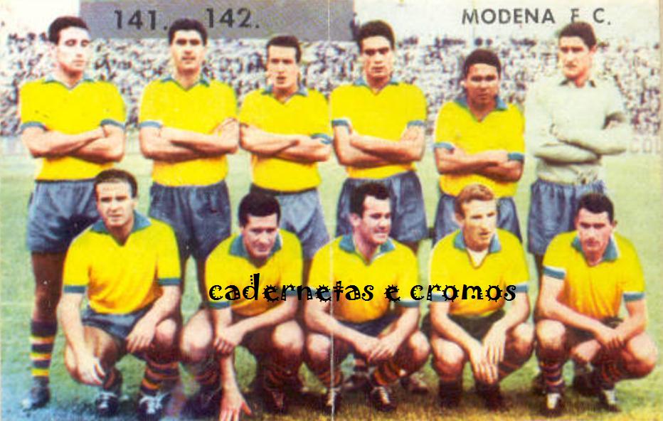 E CROMOS 1 MODENA FOOTBALL CLUB (ITÁLIA) 1962/1963