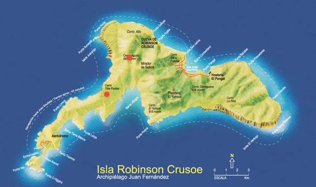 Где жил робинзон на острове