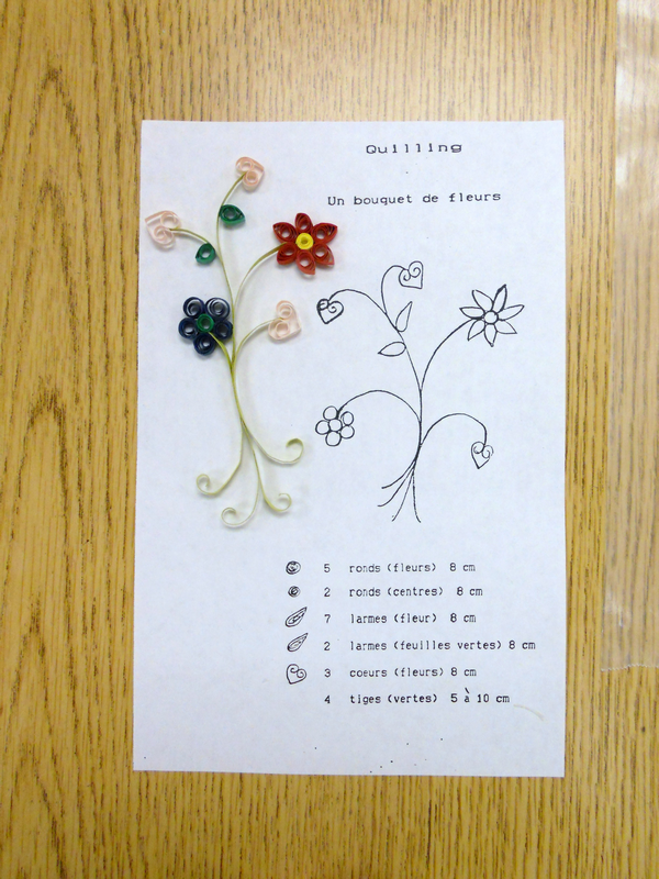 Humboldt French blog Introduction to Quilling