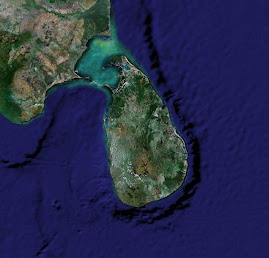 Sri Lanka from space!