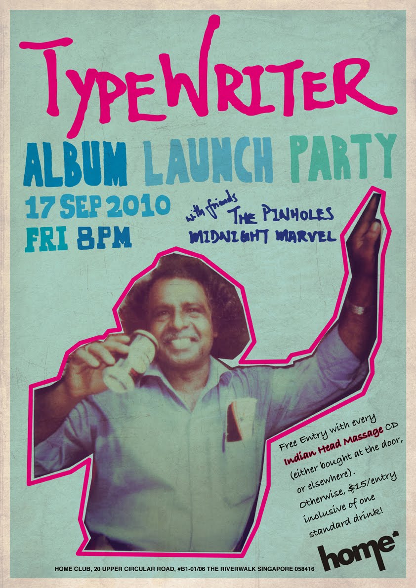 MusicArtLifeSg (Beta changes in progress) Band "Typewriter" Official Album Launch "Indian Head