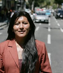 Soledad Chapetón ha jurado, es la primera alcaldesa de El Alto