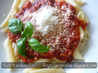 Penne all'arrabbiata in 5 minute