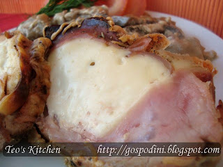 Piept de porc umplut