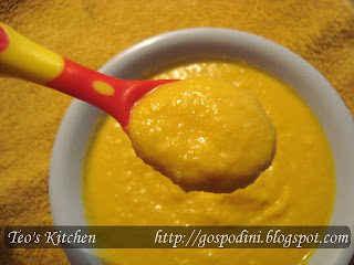 Mancarica de pui cu morcov si mar