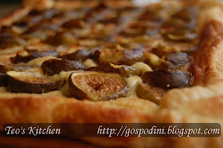 Tarta frangipane cu smochine