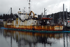 Moored in Seldovia - A Salty Old Shipping Vessel