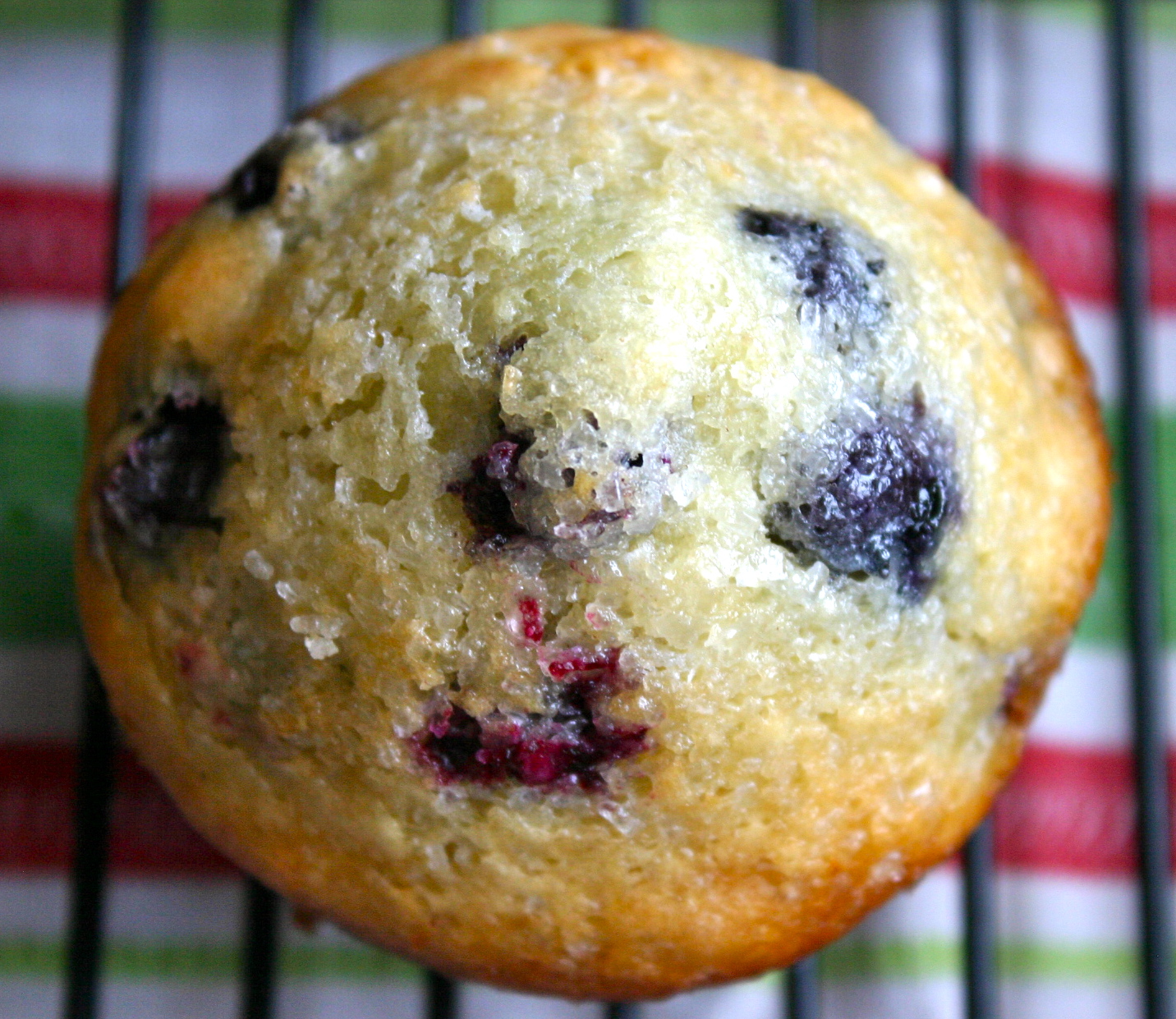 My Retro Kitchen HoneyBlueberry Muffins