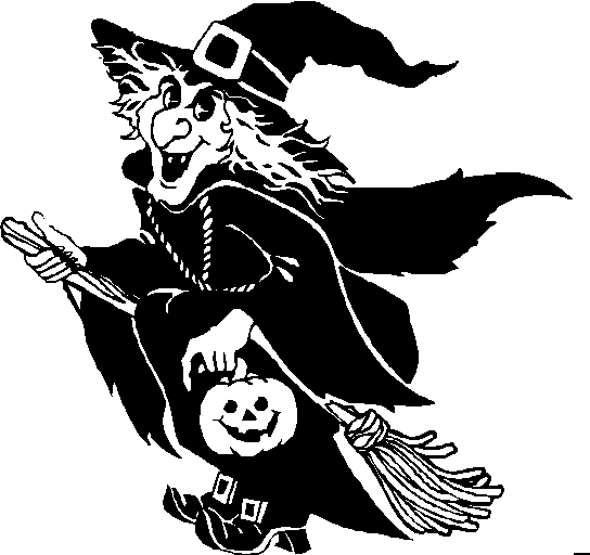 halloween clipart free black and white - photo #21