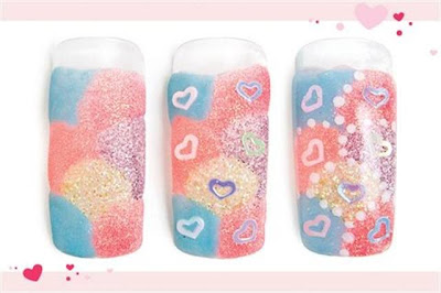 Diseños de uñas para San Valentín