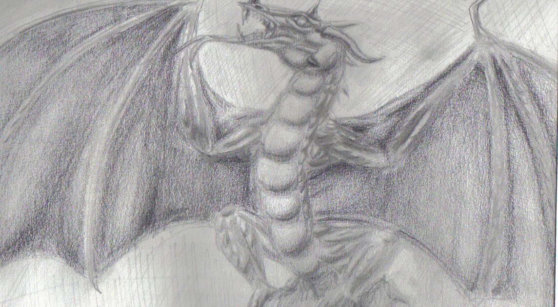 Dibujos: Dragon en Lapiz