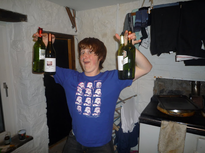 Ben loves bottles