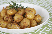 Garlic-Rosemary Roasted Baby Potatoes