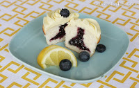 Lemon-Blueberry filled Cupcakes