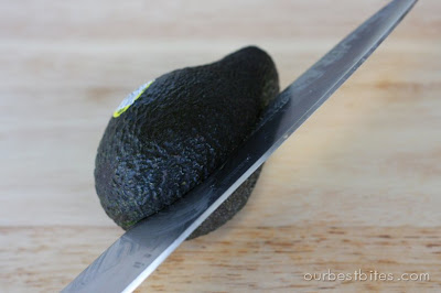 Great tutorial on how to cut an avocado!