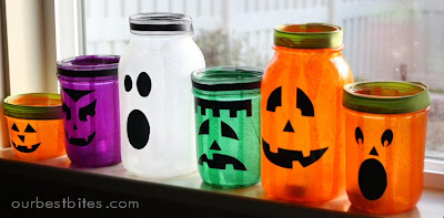 Halloween Jar Lanterns for Kids