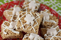 gingerbread rice crispy treats