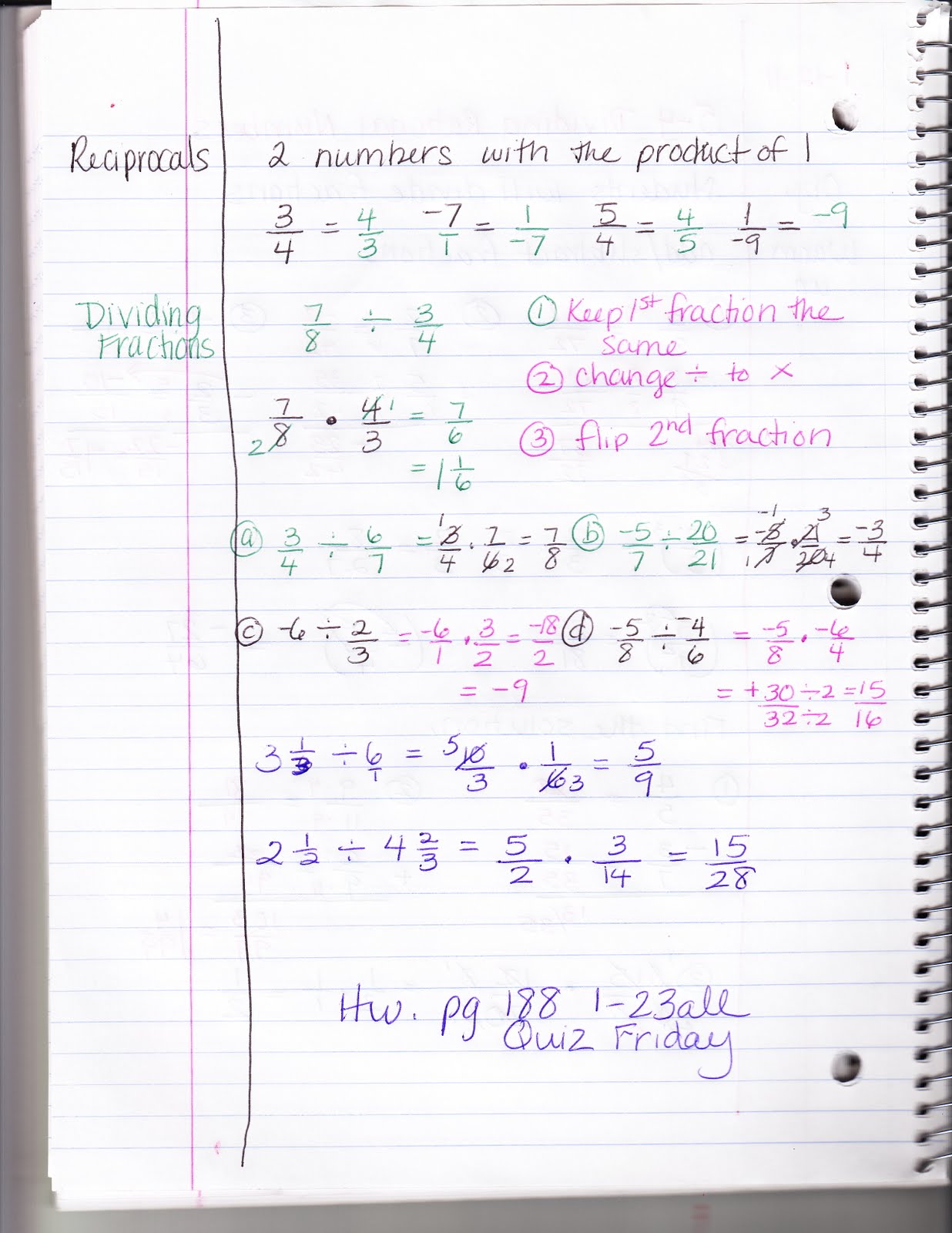 Divide Rational Numbers Worksheets