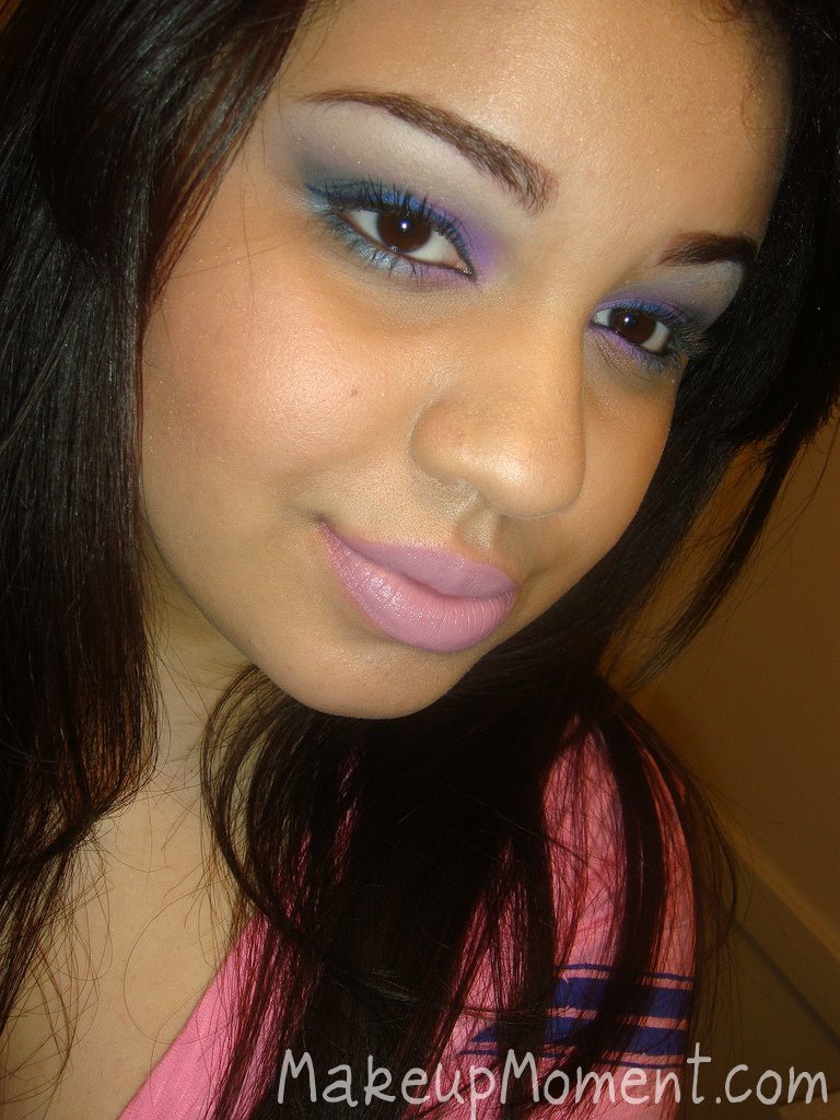 Look Of The Day: Blue and Purple Pastels - Makeup Moment